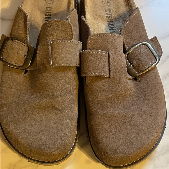 Cushionaire Women's Tan Suede Slip-On Shoes - Picture 3 of 3